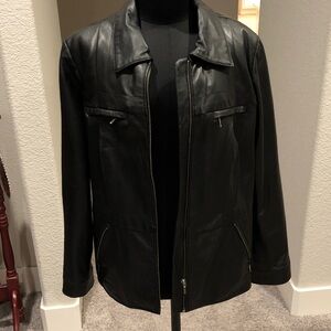 Women’s Black Leather Jacket